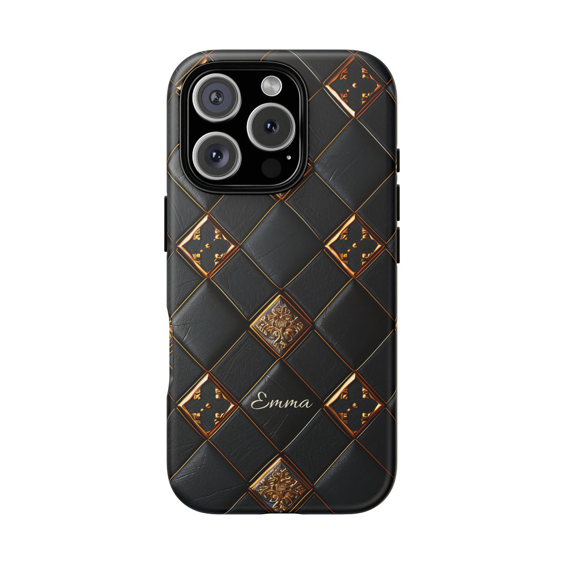 Phone Cases - Luxury Checkers Pattern Tough Cases for iPhone and Samsung Galaxy