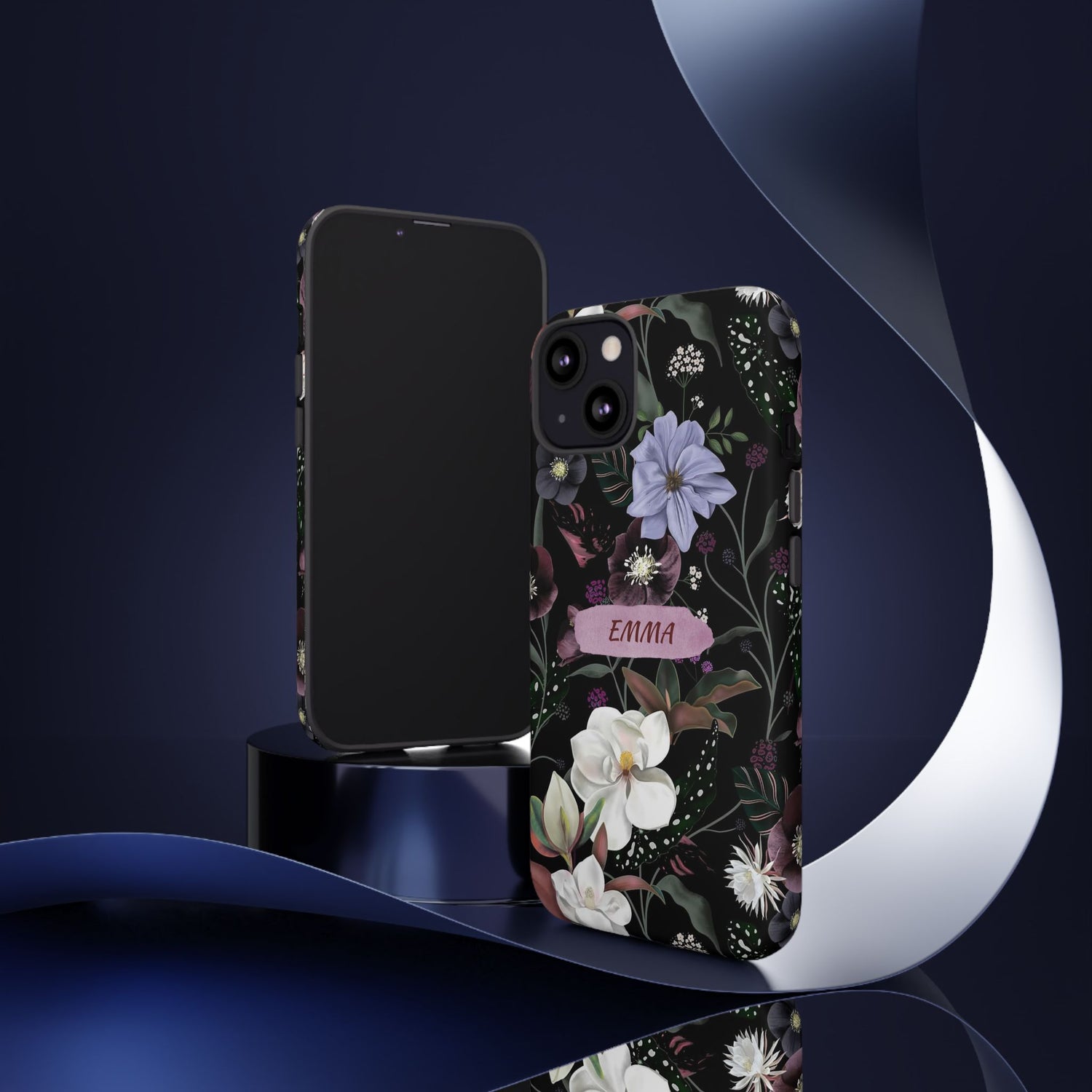 Phone Cases, Personalised Floral Pattern Ultra Plus Pro Cover, iPhone 16, 15, 14, 13+, Samsung Galaxy S23, S22, Custom Case