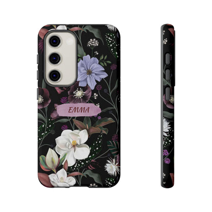 Phone Cases, Personalised Floral Pattern Ultra Plus Pro Cover, iPhone 16, 15, 14, 13+, Samsung Galaxy S23, S22, Custom Case