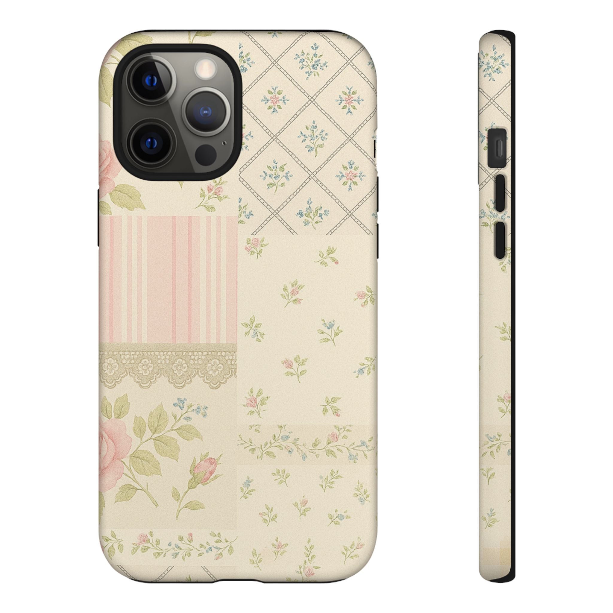 Floral Phone Case, Floral Tough Case, Protective Phone Case, Flower Case, Tough Phone Cover, Floral Tech Accessory iPhone 12 Pro Max Matte