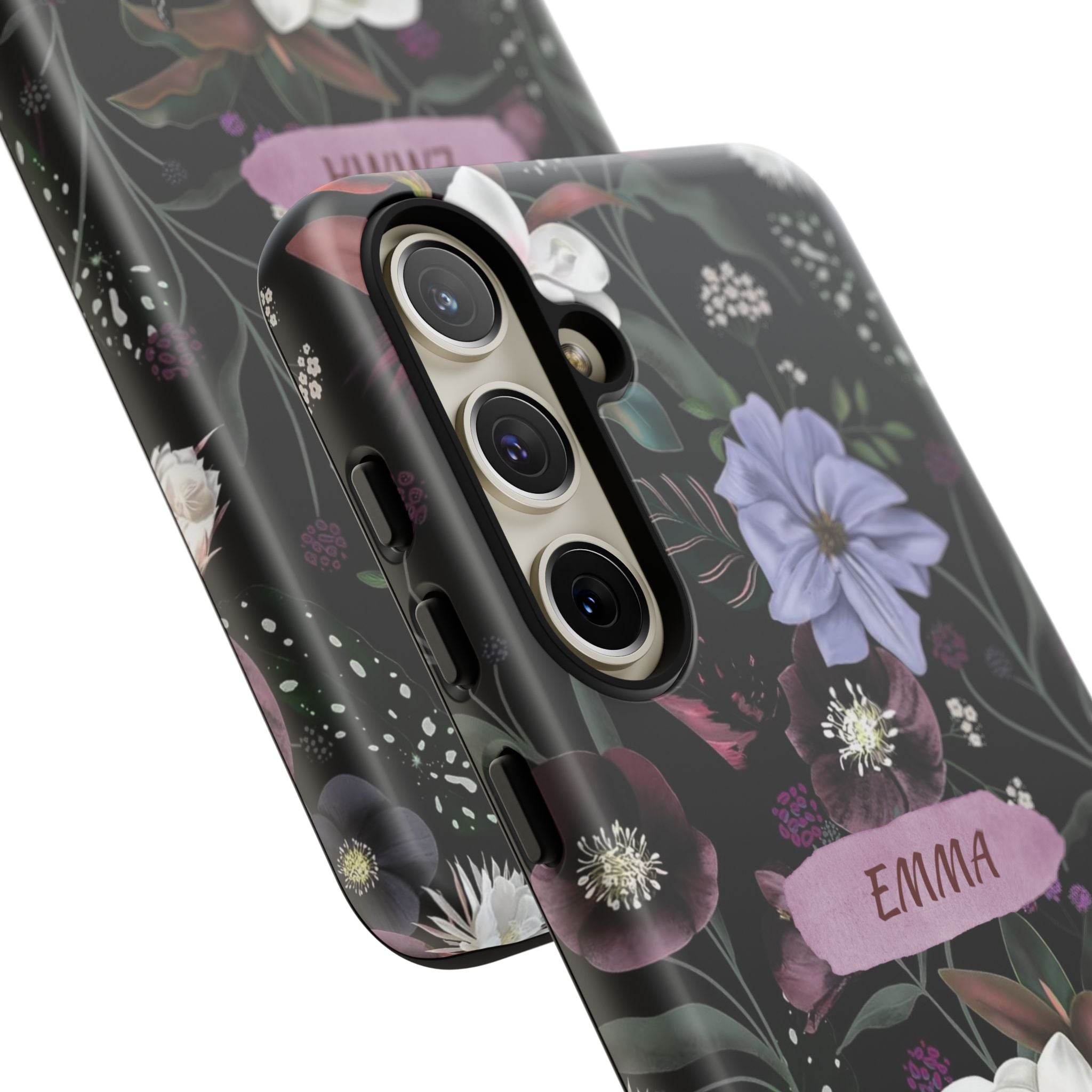 Phone Cases, Personalised Floral Pattern Ultra Plus Pro Cover, iPhone 16, 15, 14, 13+, Samsung Galaxy S23, S22, Custom Case