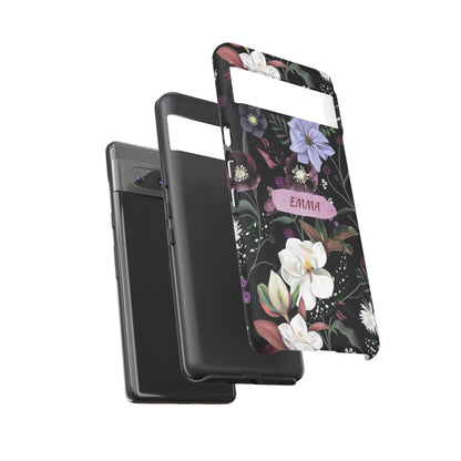 Phone Cases, Personalised Floral Pattern Ultra Plus Pro Cover, iPhone 16, 15, 14, 13+, Samsung Galaxy S23, S22, Custom Case