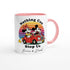 Custom Disney Mug - Mickey & Minnie Runaway Railway Gift, Magic Kingdom Coffee Mug, Disneyland Keepsake Ceramic Pink