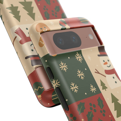 Festive Phone Case - Holiday Cheer, Christmas Gift, Winter Decor, Cute Cell Phone Cover, Seasonal Accessory, Unique Present