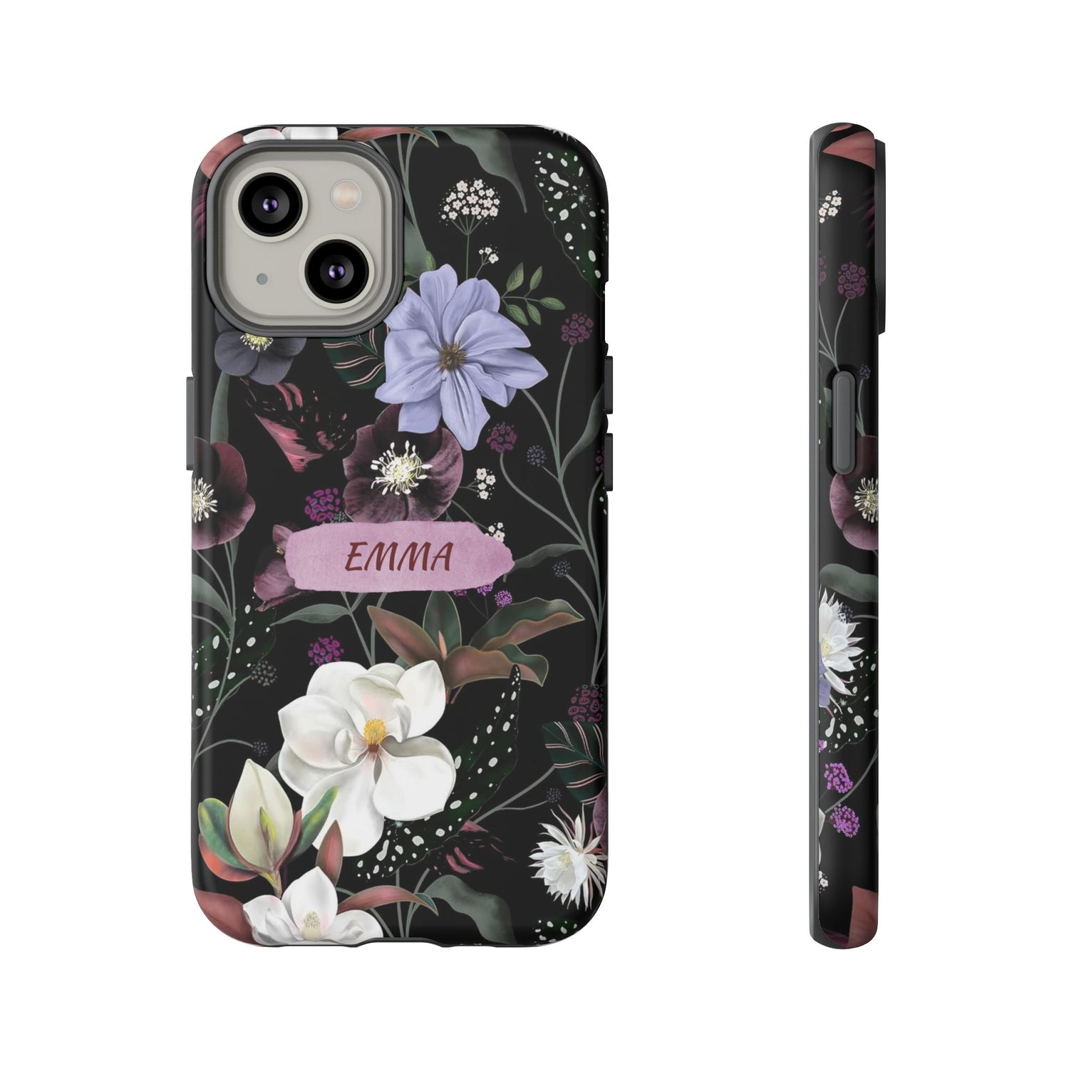 Phone Cases, Personalised Floral Pattern Ultra Plus Pro Cover, iPhone 16, 15, 14, 13+, Samsung Galaxy S23, S22, Custom Case