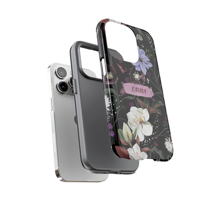 Phone Cases, Personalised Floral Pattern Ultra Plus Pro Cover, iPhone 16, 15, 14, 13+, Samsung Galaxy S23, S22, Custom Case