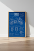 1992 Honda CBR900RR FireBlade Blueprint Art | Garage Decor | Motorcycle Poster
