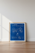 Suzuki Hayabusa Blueprint Wall Art | Sportbike Poster, Man Cave Garage Decor