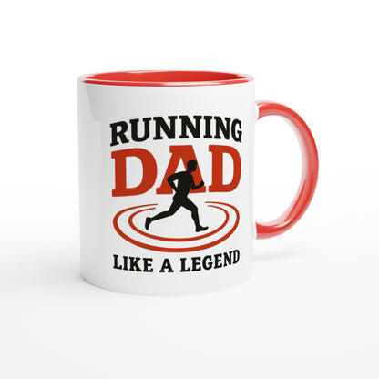 Running Dad Mug - Like a Legend | 11oz Gift for Marathon Runners