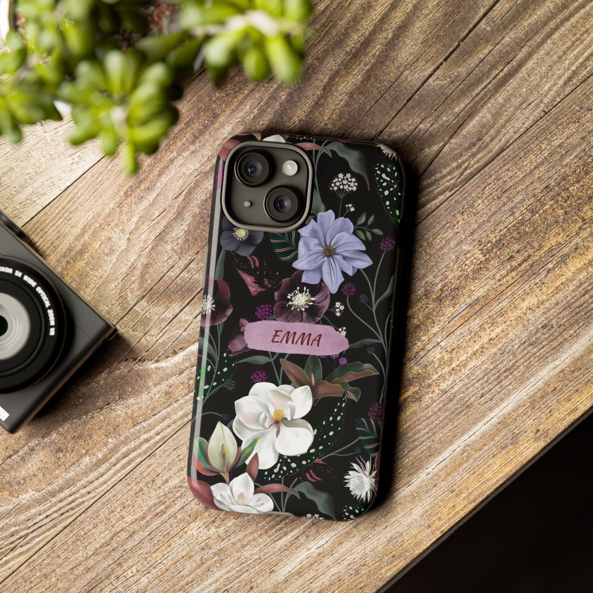 Phone Cases, Personalised Floral Pattern Ultra Plus Pro Cover, iPhone 16, 15, 14, 13+, Samsung Galaxy S23, S22, Custom Case
