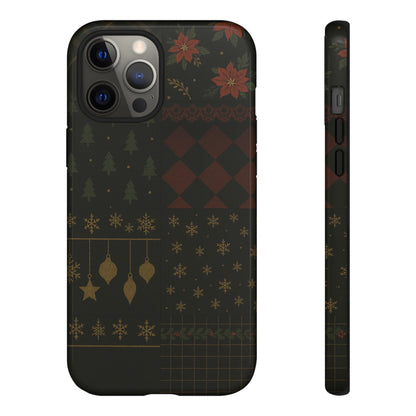 Black Luxury Phone Case for Christmas Festive Season - Tough design iPhone 12 Pro Max Glossy