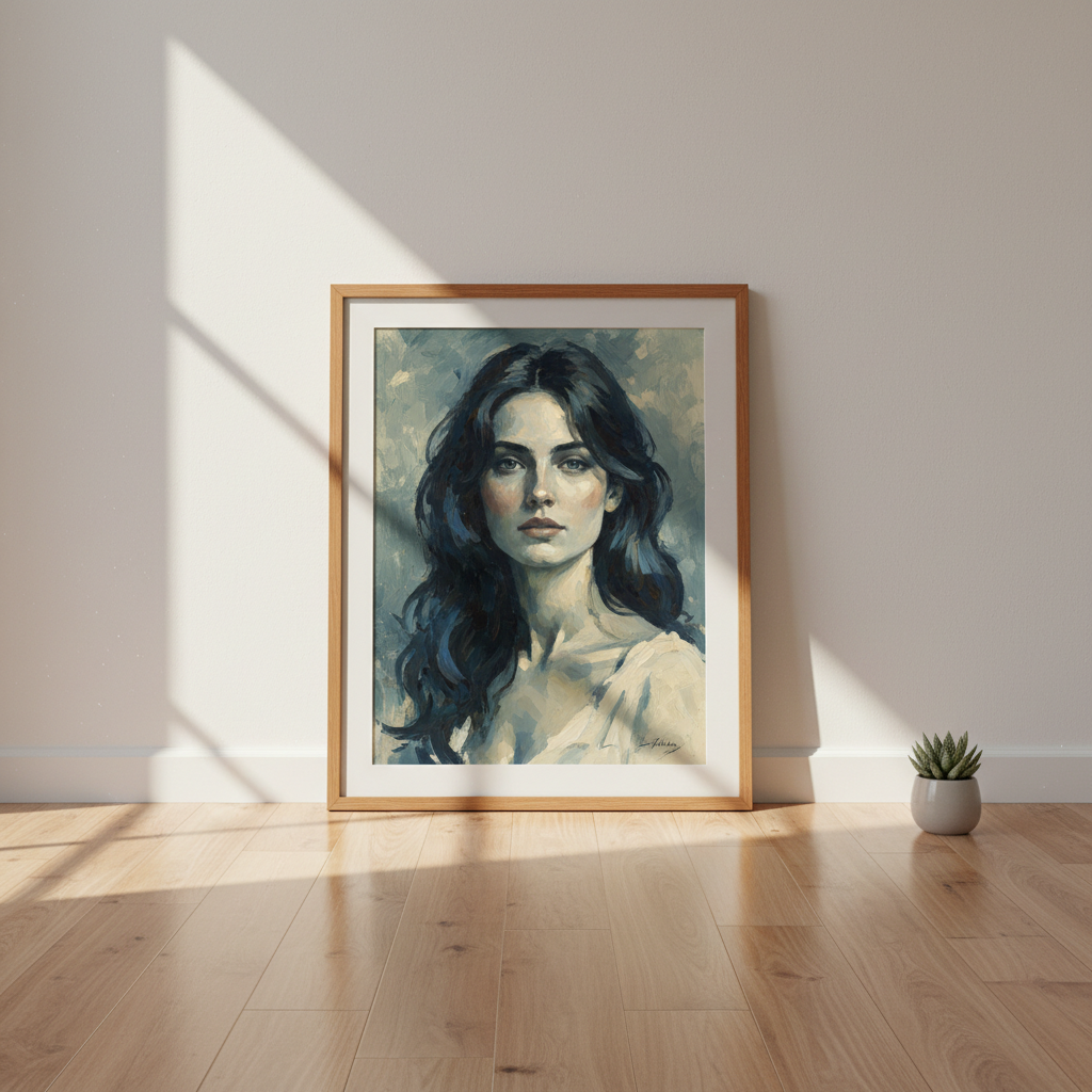 Modern Abstract Geometric Wall Art Print | Living Room Decor | Minimalist Poster
