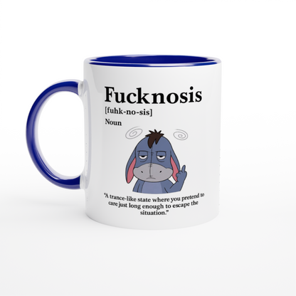 Funny F*cknosis Mug – Sarcastic Definition Coffee Cup with Dog, Cat, Bear, or Horse Design – 11oz Ceramic Humor Gift