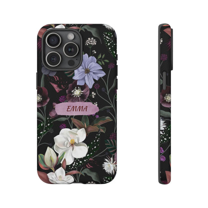 Phone Cases, Personalised Floral Pattern Ultra Plus Pro Cover, iPhone 16, 15, 14, 13+, Samsung Galaxy S23, S22, Custom Case
