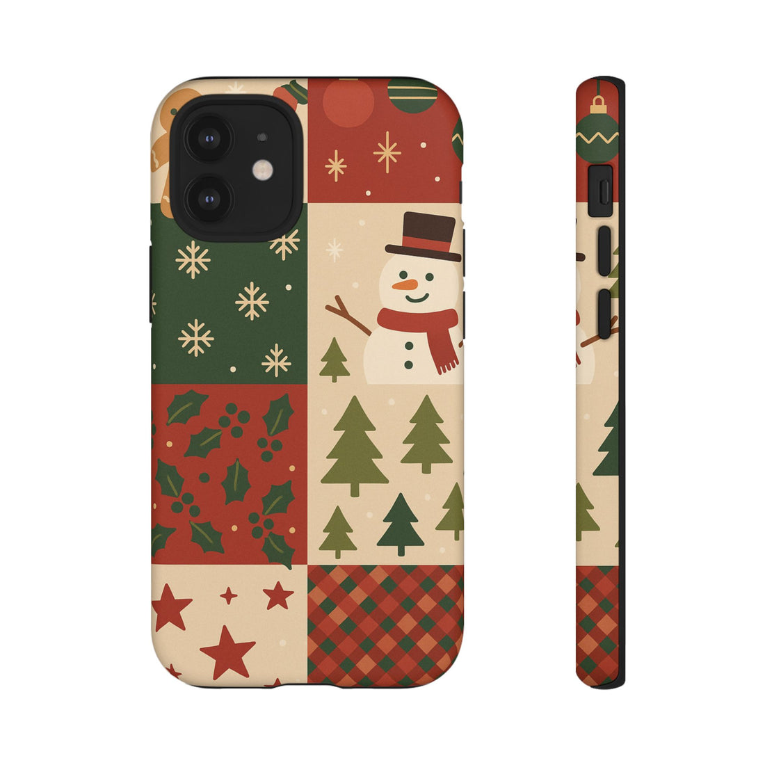 Festive Phone Case - Holiday Cheer, Christmas Gift, Winter Decor, Cute Cell Phone Cover, Seasonal Accessory, Unique Present iPhone 12 Mini Matte