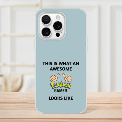 Awesome Pokémon Gamer iPhone Case - Cute &amp; Funny Flexi Case