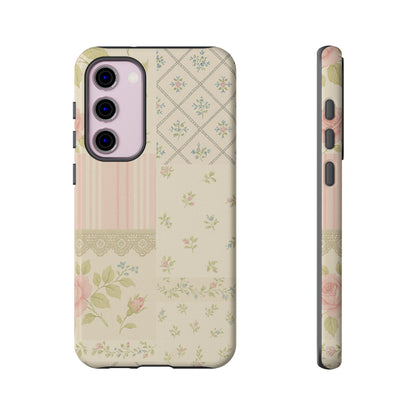 Floral Phone Case, Floral Tough Case, Protective Phone Case, Flower Case, Tough Phone Cover, Floral Tech Accessory Samsung Galaxy S23 Plus Glossy