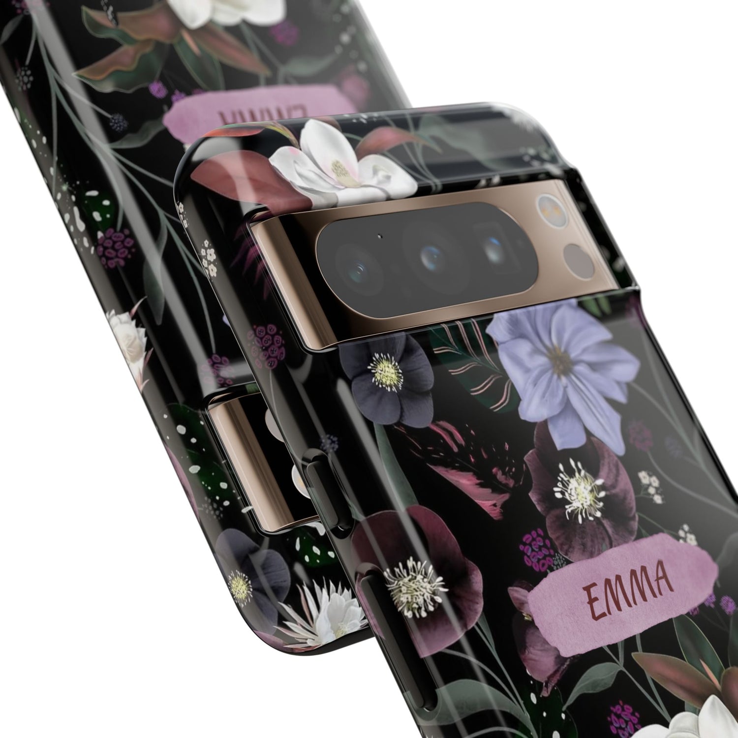 Phone Cases, Personalised Floral Pattern Ultra Plus Pro Cover, iPhone 16, 15, 14, 13+, Samsung Galaxy S23, S22, Custom Case