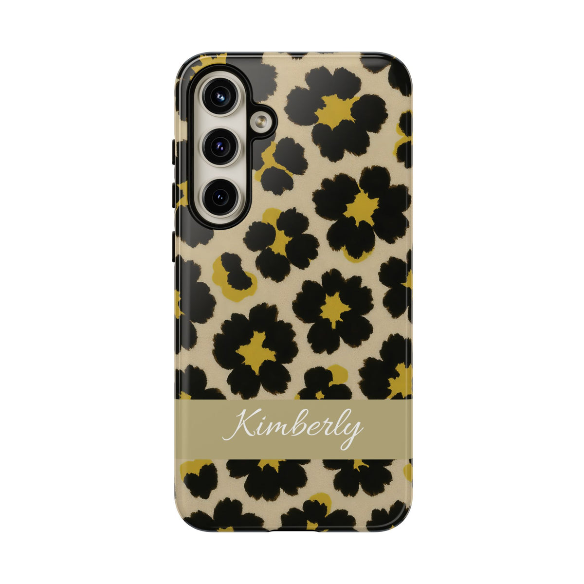 Neon Safari Bloom Phone Case - Tough Protective Cover for iPhone, Samsung &amp; Google Pixel Samsung Galaxy S24 Plus Glossy