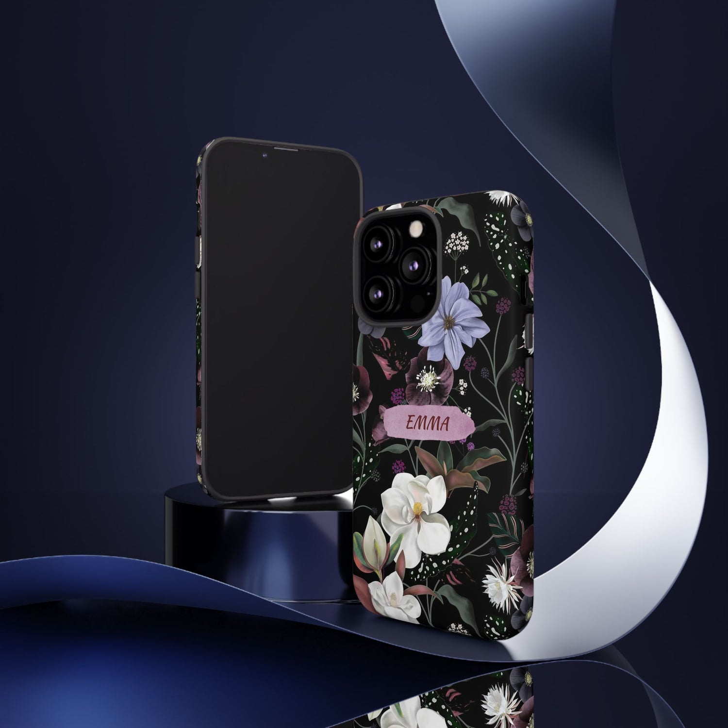 Phone Cases, Personalised Floral Pattern Ultra Plus Pro Cover, iPhone 16, 15, 14, 13+, Samsung Galaxy S23, S22, Custom Case