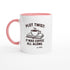 Plot Twist: It was Coffee All Along Mug - Perfect Gift for Readers & Book Lovers Ceramic Pink