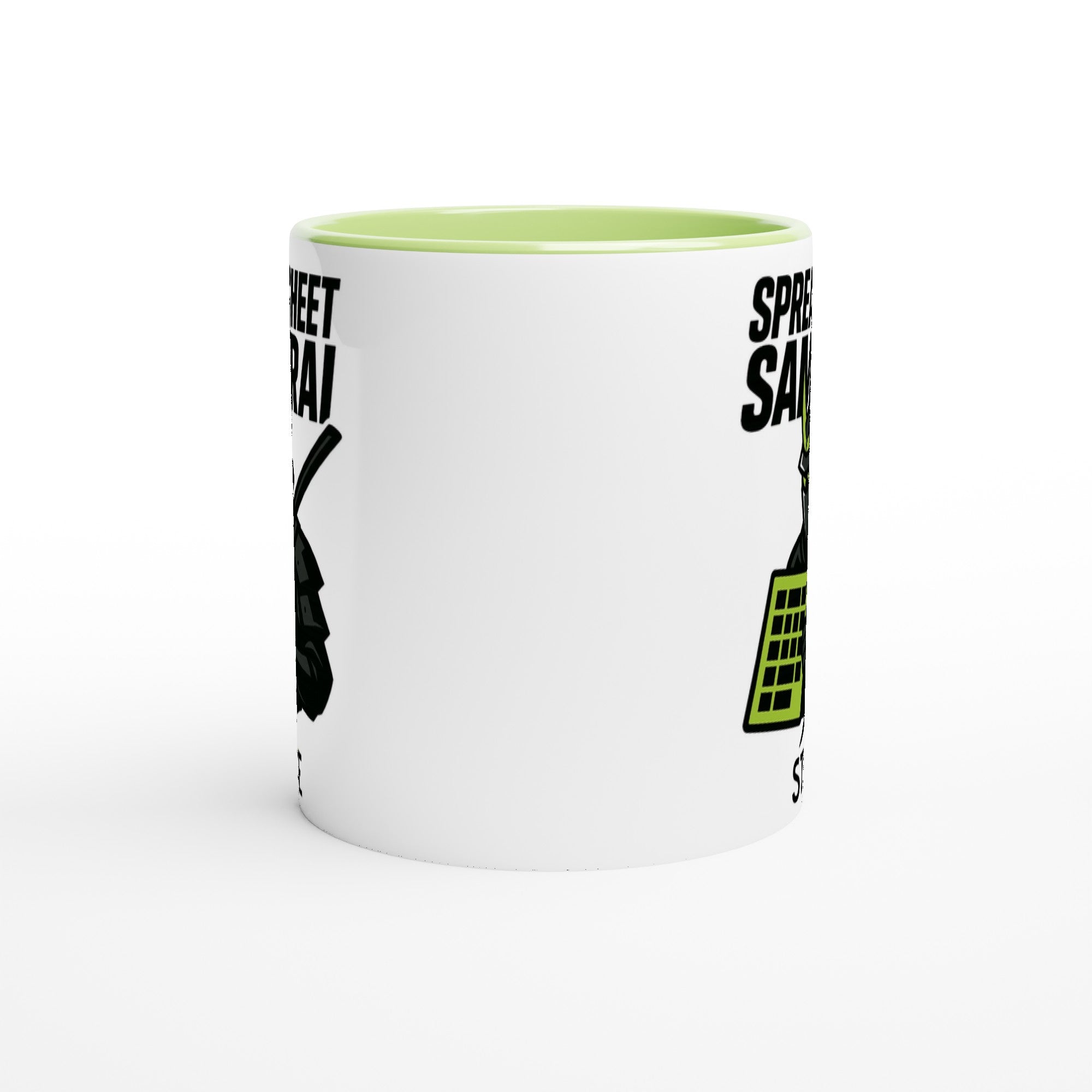 Spreadsheet Samurai Mug – Funny Office Coffee Cup | 11oz Gift for Excel Nerds, Data Analysts &amp; Accountants | Geeky Productivity Humor