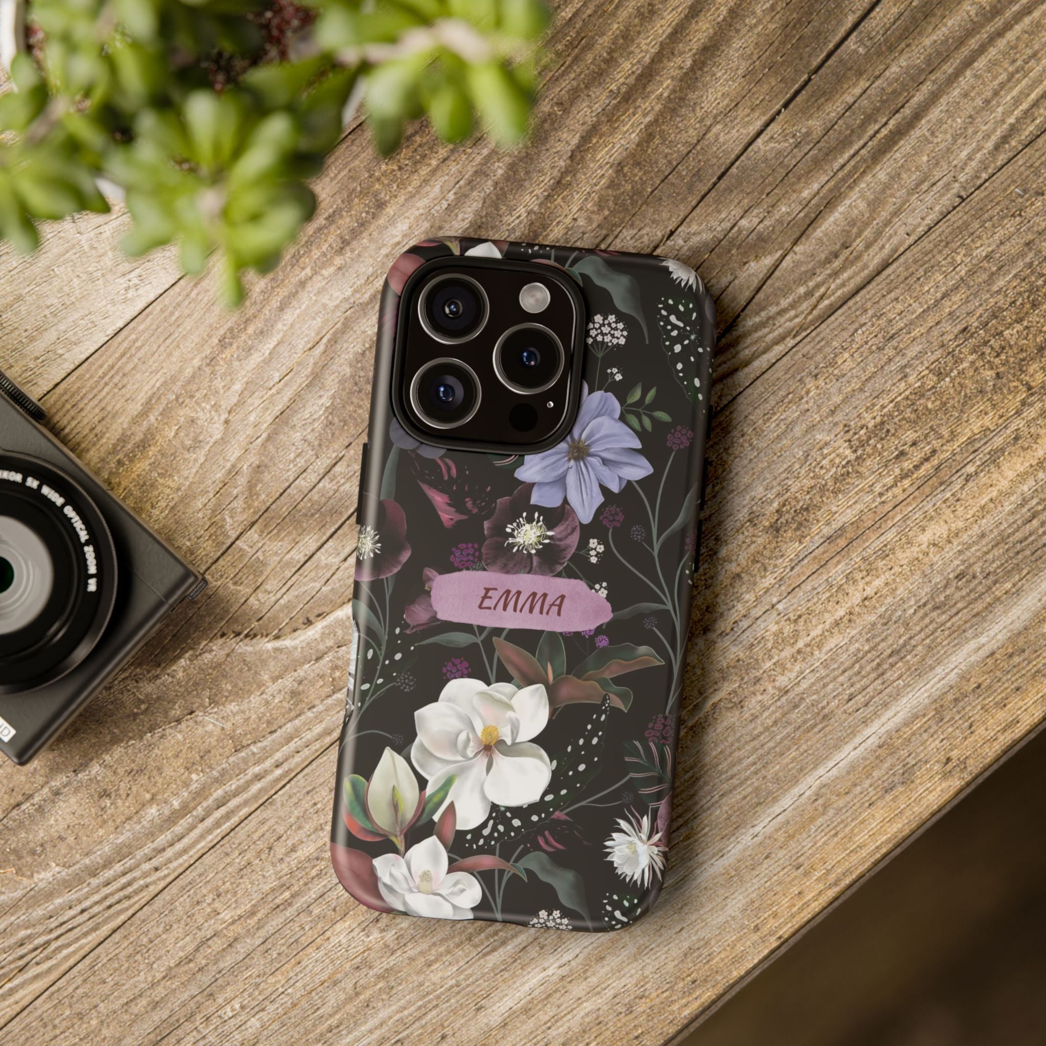 Phone Cases, Personalised Floral Pattern Ultra Plus Pro Cover, iPhone 16, 15, 14, 13+, Samsung Galaxy S23, S22, Custom Case