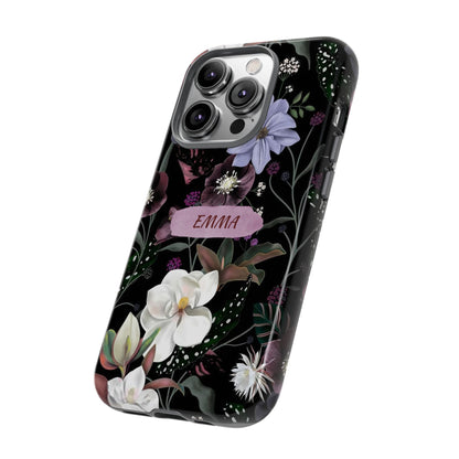 Phone Cases, Personalised Floral Pattern Ultra Plus Pro Cover, iPhone 16, 15, 14, 13+, Samsung Galaxy S23, S22, Custom Case