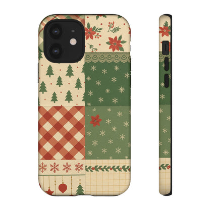 Festive Phone Cases, Luxury Black and Gold Design for Christmas Gift, Holiday Decor, Tough Case, Winter Celebration, Elegant iPhone Cover iPhone 12 Matte