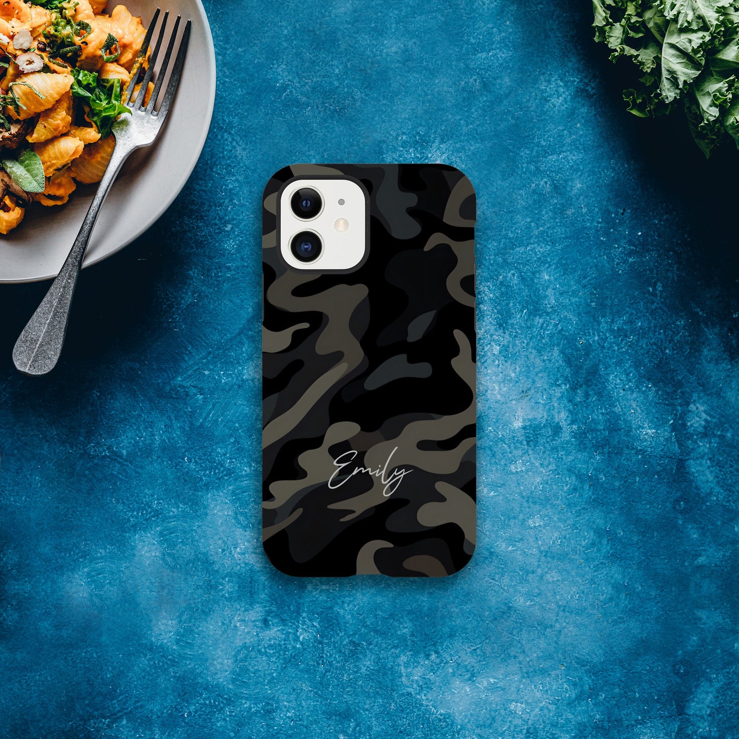 Personalized Camouflage iPhone Case - Tough Double-Layered Protection Cover iPhone 12