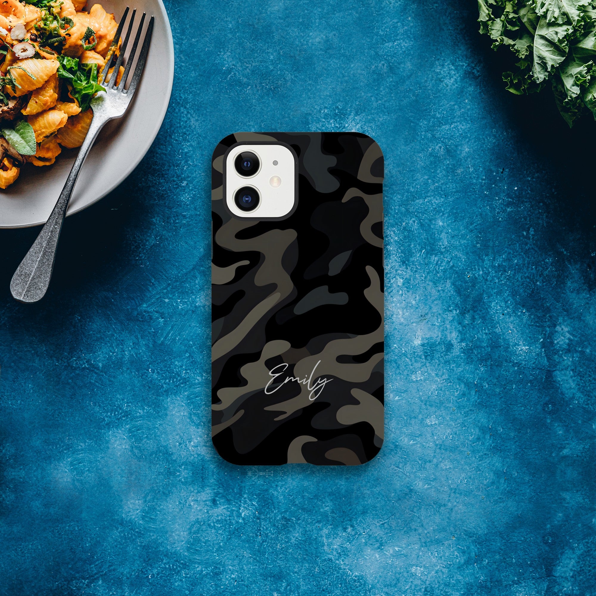 Personalized Camouflage iPhone Case - Tough Double-Layered Protection Cover iPhone 12