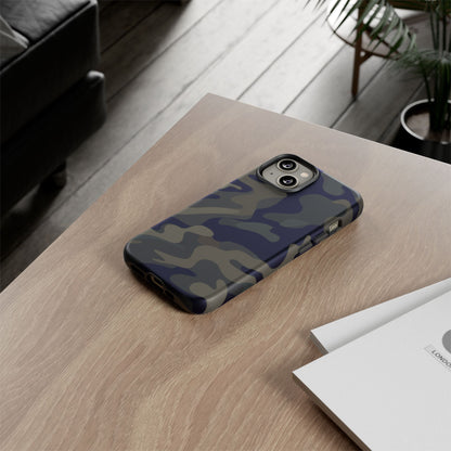Black Camouflage Phone Case for iPhone, Samsung and Google Pixel