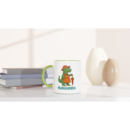 Mamasaurus Mug - Cute Dinosaur Coffee Cup - Perfect Gift for Moms