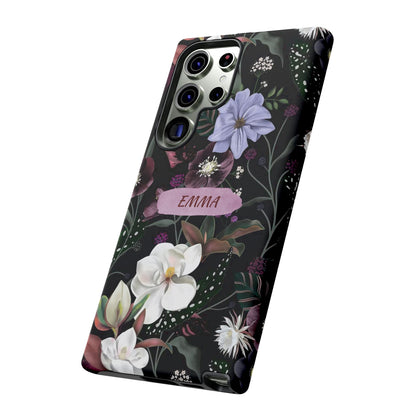 Phone Cases, Personalised Floral Pattern Ultra Plus Pro Cover, iPhone 16, 15, 14, 13+, Samsung Galaxy S23, S22, Custom Case