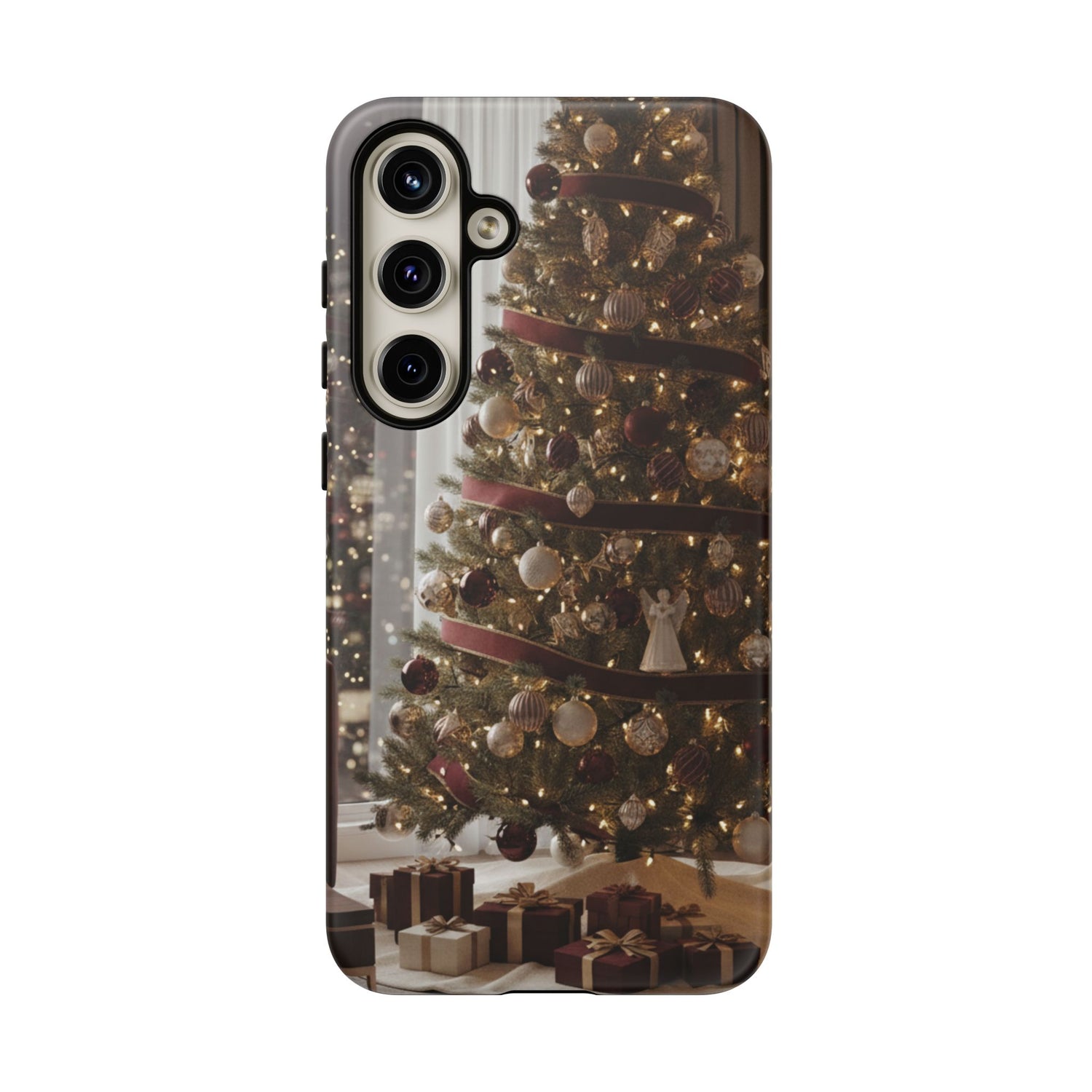Enchanted Noel - Christmas Tree Glow Phone Case Samsung Galaxy S24 Plus Matte