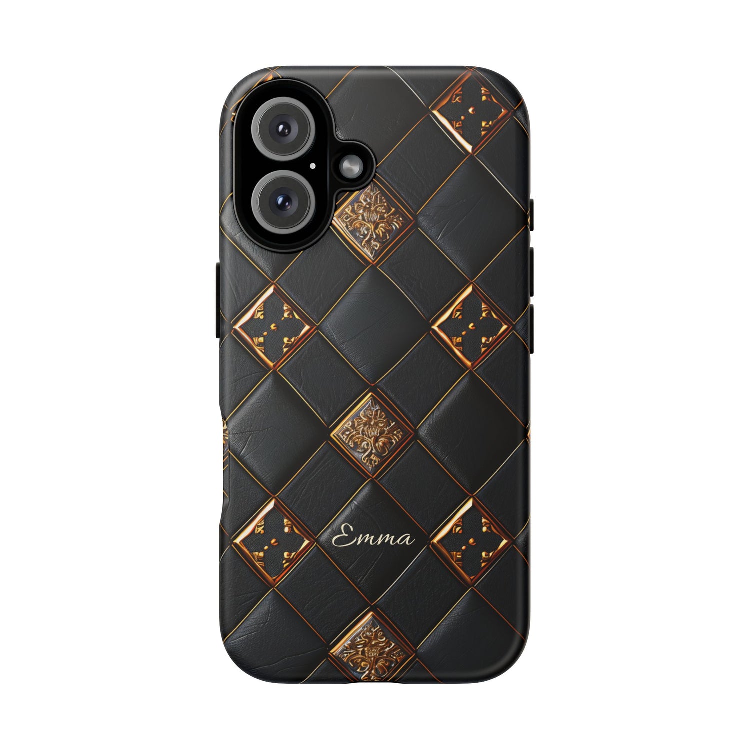 Phone Cases - Luxury Checkers Pattern Tough Cases for iPhone and Samsung Galaxy