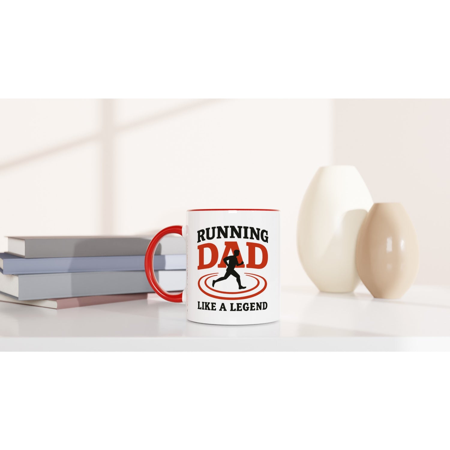 Running Dad Mug - Like a Legend | 11oz Gift for Marathon Runners
