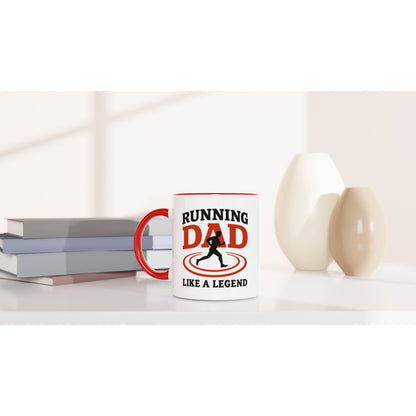 Running Dad Mug - Like a Legend | 11oz Gift for Marathon Runners