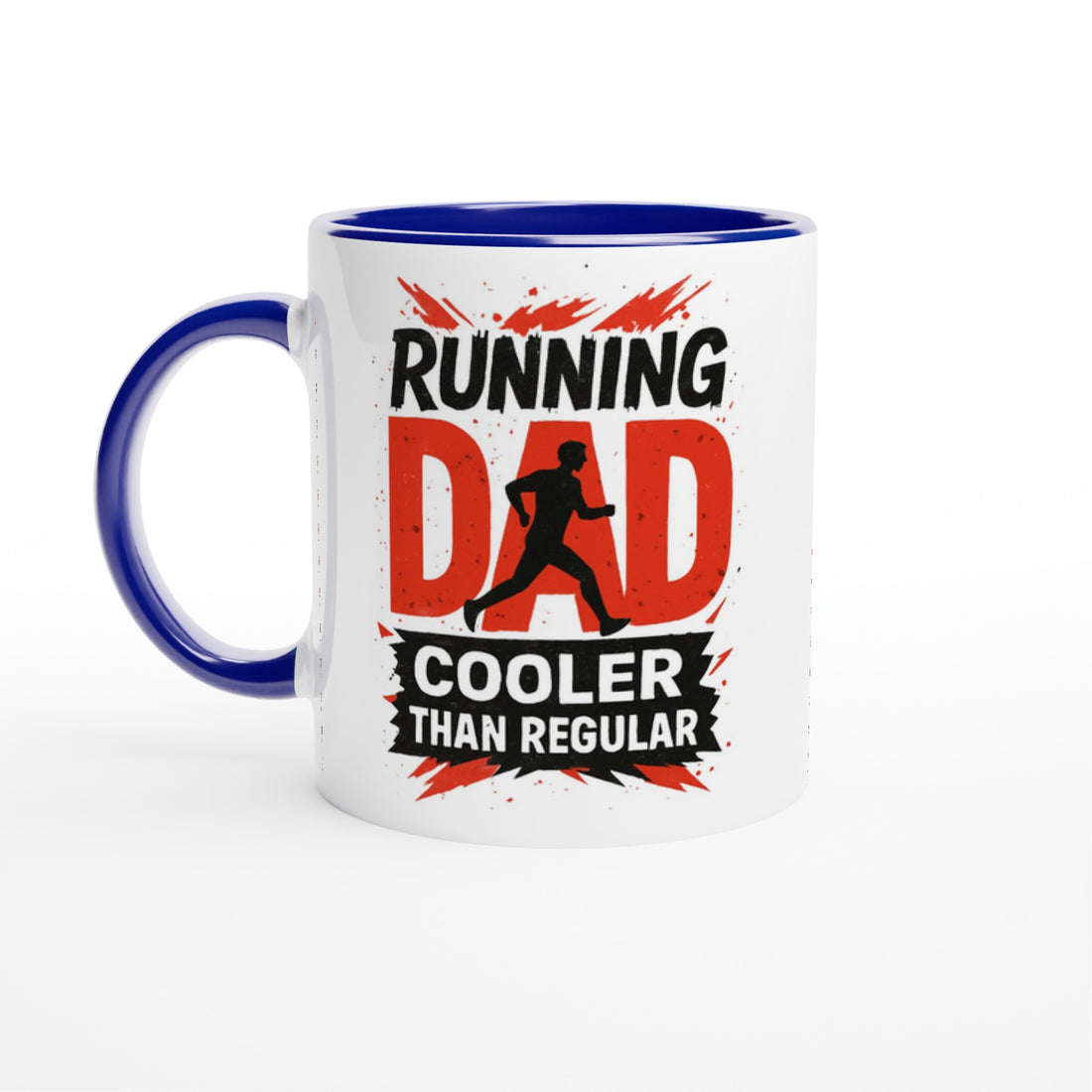 Running Dad Mug - Cooler than Regular Dad | 11oz Gift for Runners