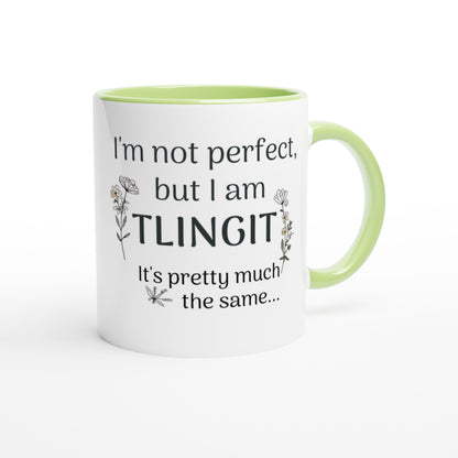 Proud Tlingit First Nations Mug | 11oz Coffee Cup | Native Community Lover Gift Ceramic Green