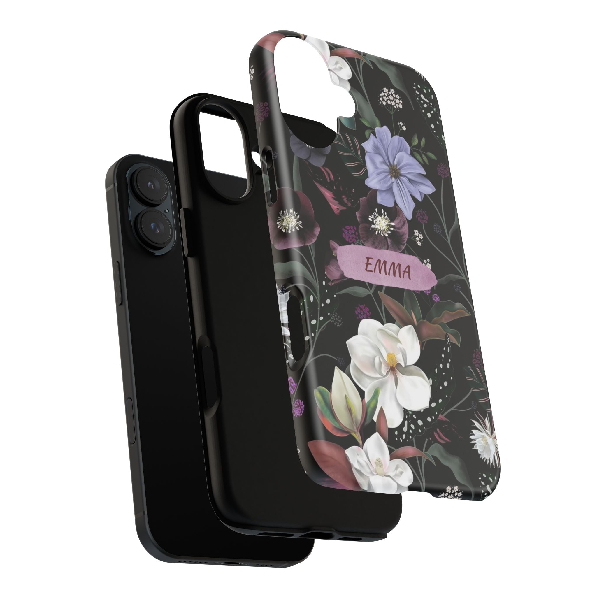 Phone Cases, Personalised Floral Pattern Ultra Plus Pro Cover, iPhone 16, 15, 14, 13+, Samsung Galaxy S23, S22, Custom Case