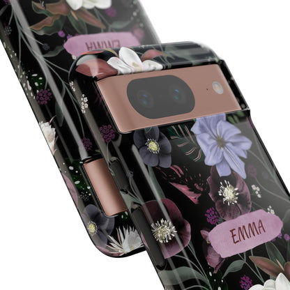 Phone Cases, Personalised Floral Pattern Ultra Plus Pro Cover, iPhone 16, 15, 14, 13+, Samsung Galaxy S23, S22, Custom Case
