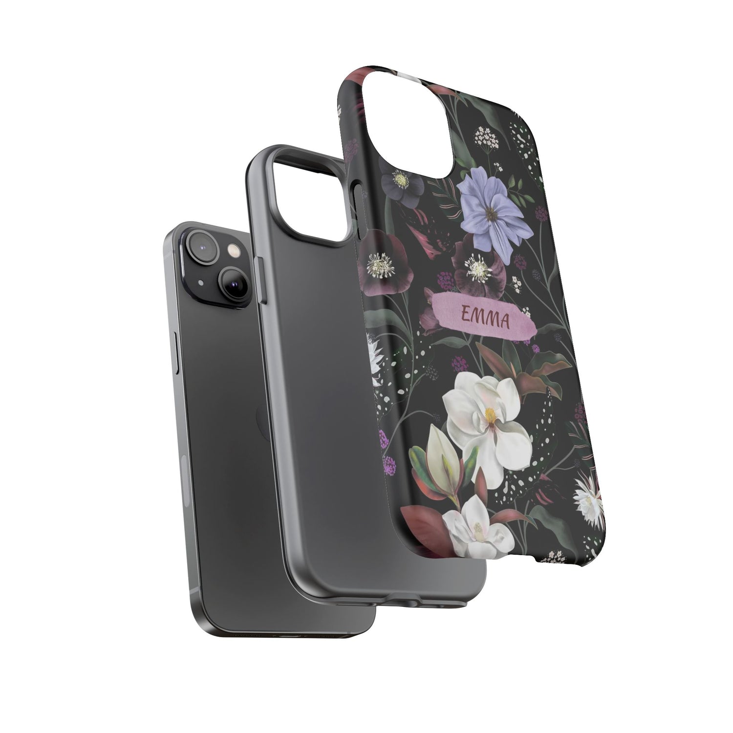 Phone Cases, Personalised Floral Pattern Ultra Plus Pro Cover, iPhone 16, 15, 14, 13+, Samsung Galaxy S23, S22, Custom Case