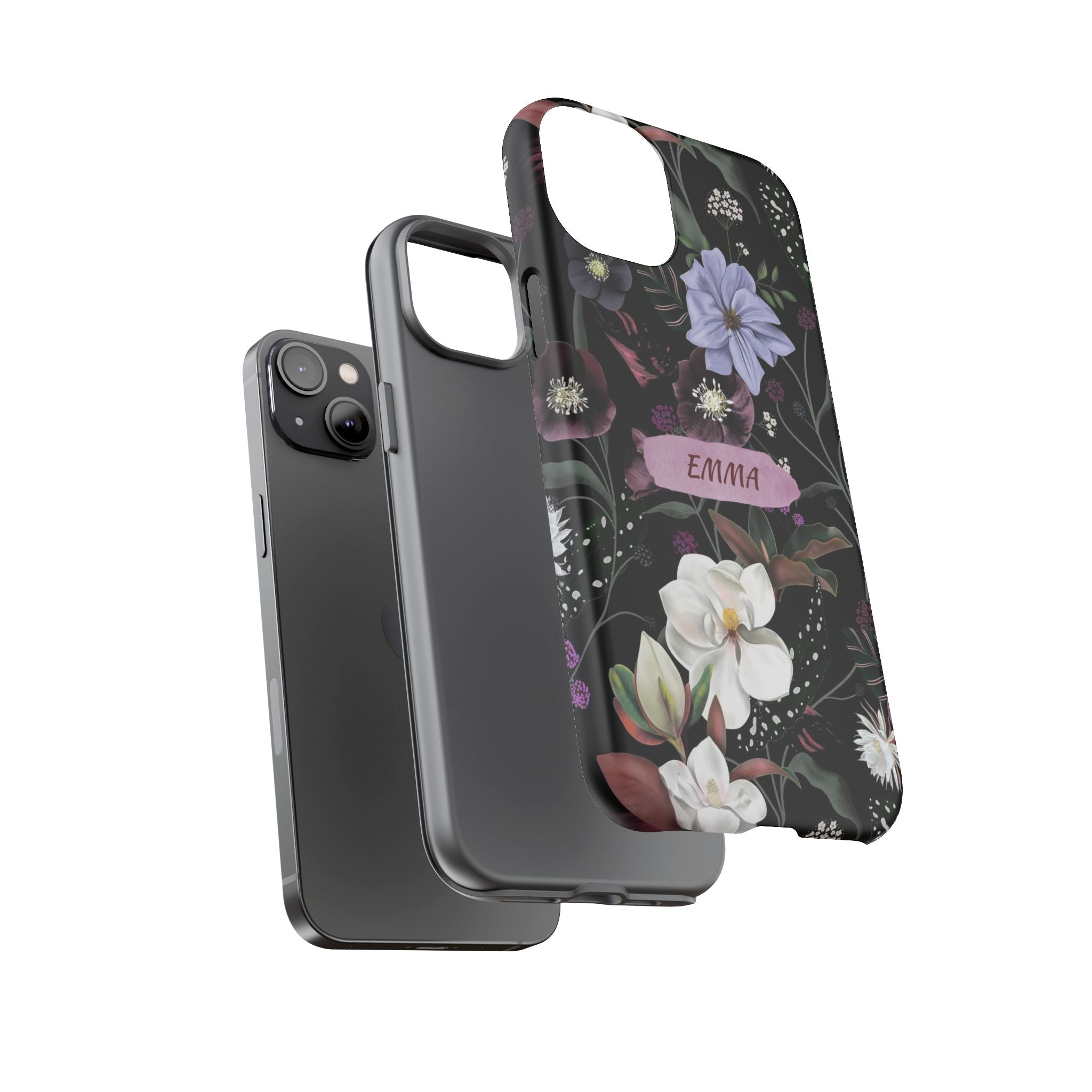 Phone Cases, Personalised Floral Pattern Ultra Plus Pro Cover, iPhone 16, 15, 14, 13+, Samsung Galaxy S23, S22, Custom Case