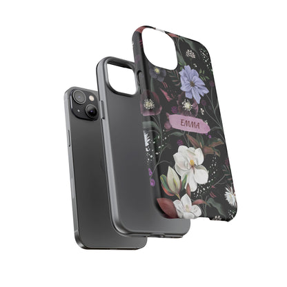 Phone Cases, Personalised Floral Pattern Ultra Plus Pro Cover, iPhone 16, 15, 14, 13+, Samsung Galaxy S23, S22, Custom Case