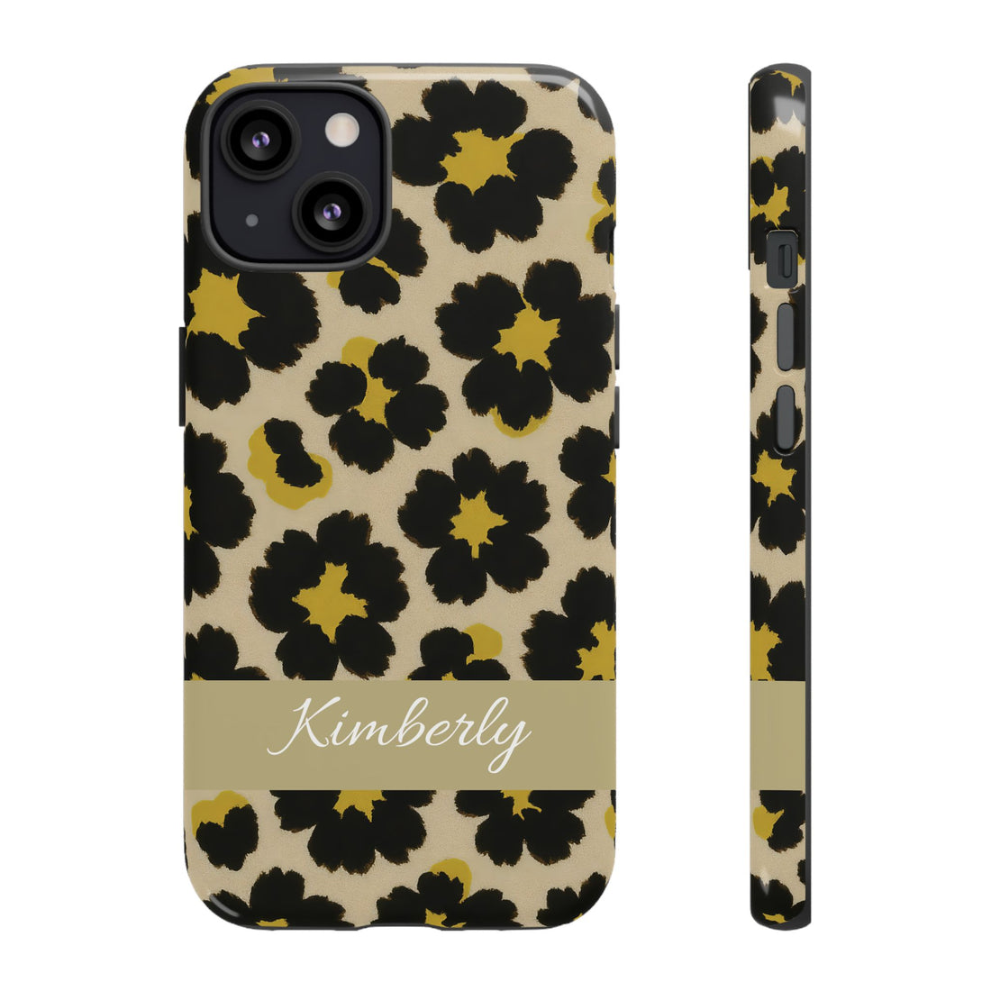 Neon Safari Bloom Phone Case - Tough Protective Cover for iPhone, Samsung & Google Pixel iPhone 13 Glossy
