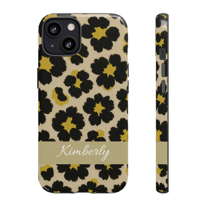 Neon Safari Bloom Phone Case - Tough Protective Cover for iPhone, Samsung &amp; Google Pixel iPhone 13 Glossy