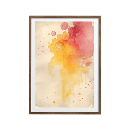 Ethereal Clouds - Minimalist Watercolor Abstract Art Print