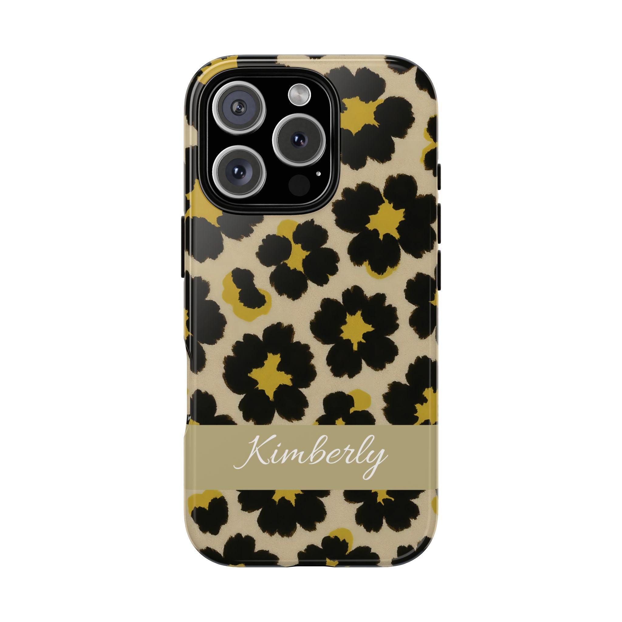 Neon Safari Bloom Phone Case - Tough Protective Cover for iPhone, Samsung &amp; Google Pixel iPhone 16 Pro Glossy