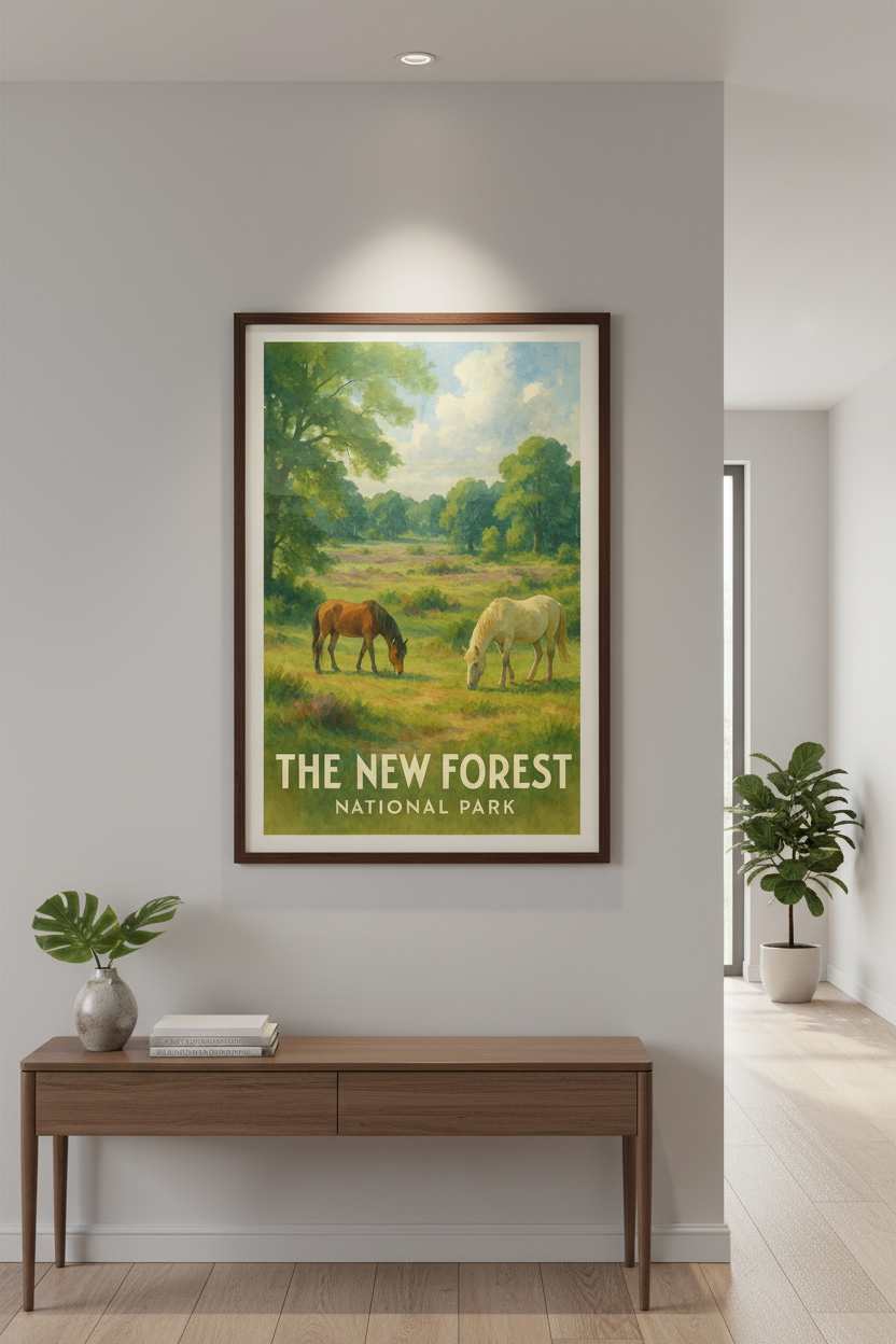 Emerald Canopy – New Forest National Park Art Print